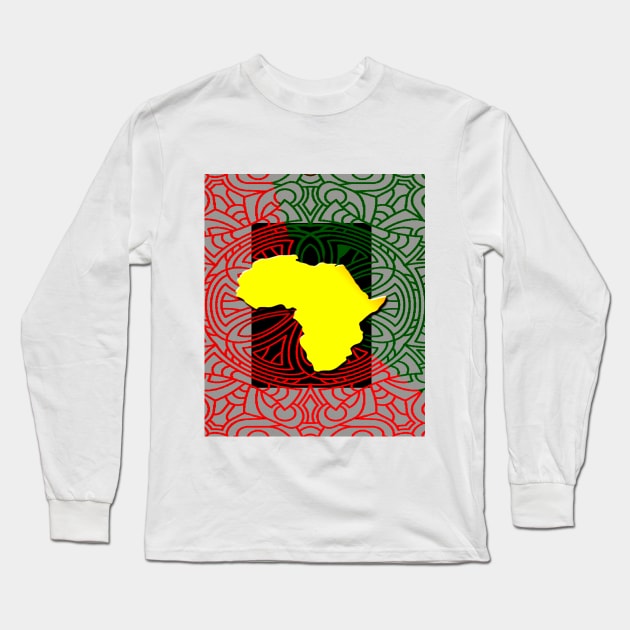 Africa Long Sleeve T-Shirt by Afrocentric-Redman4u2